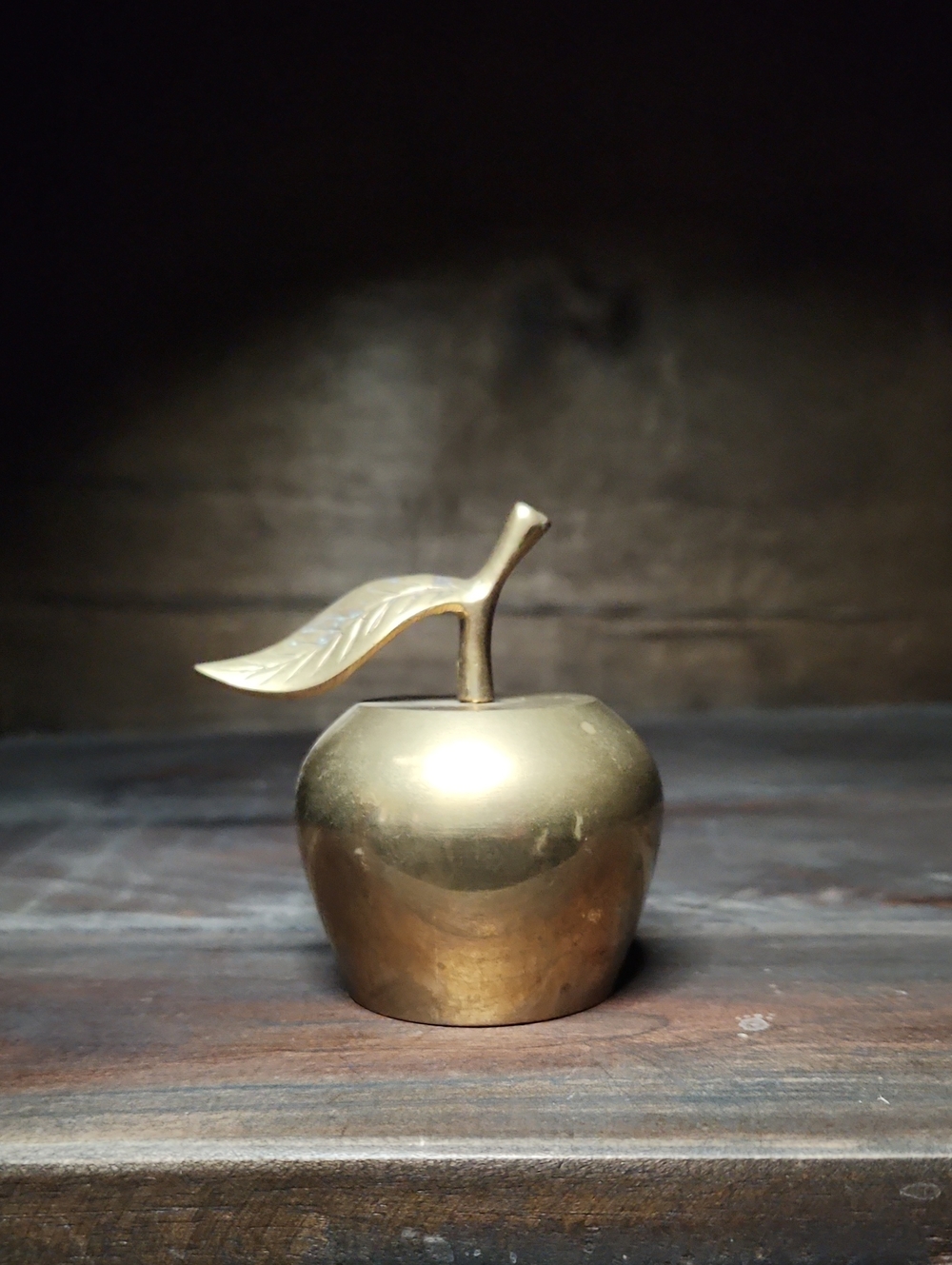 Brass Apple Decorative Accent Bell